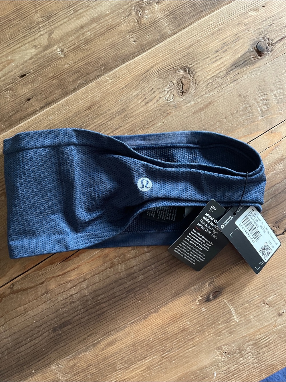 NWT Lululemon Metal Vent Tech Wide Headband